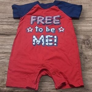 LIL BOY'S CELEBRATE PATRIOTIC ONESIE